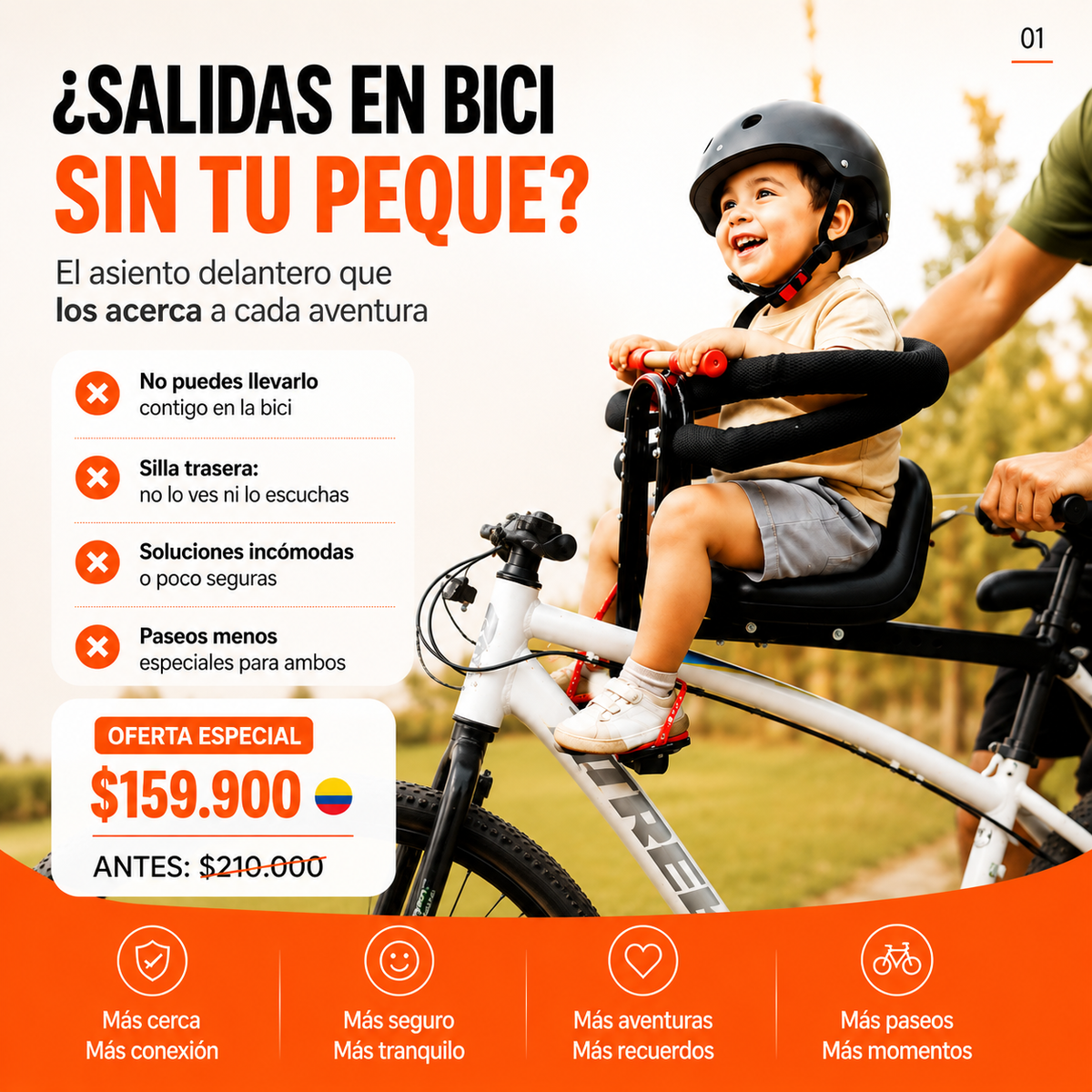 Silla Delantera Para Bebes: Para los pequeños de la familia